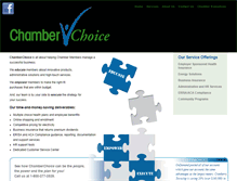 Tablet Screenshot of chamberchoice.com